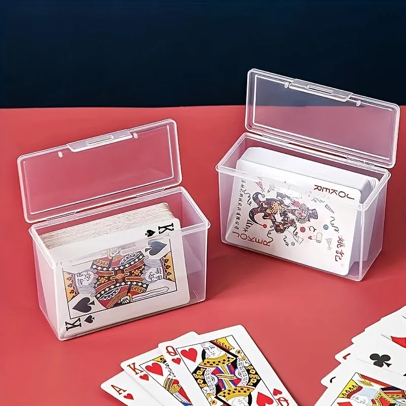 1 Portable Box for Organizing  Storing Playing Business Cards