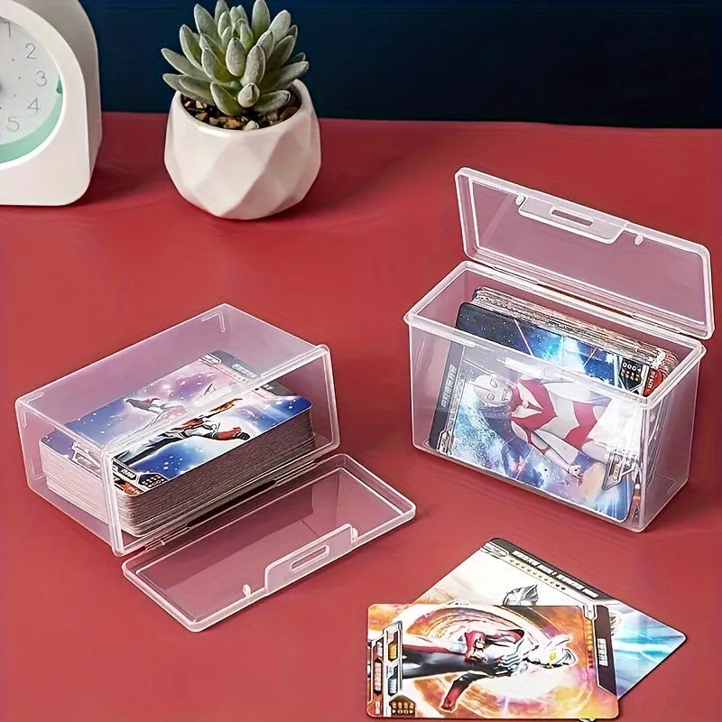 1 Portable Box for Organizing  Storing Playing Business Cards