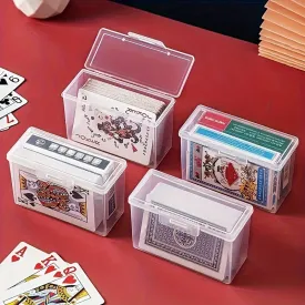 1 Portable Box for Organizing  Storing Playing Business Cards