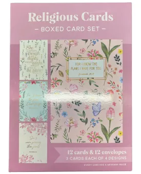 12 Count Boxed Cards - Religious