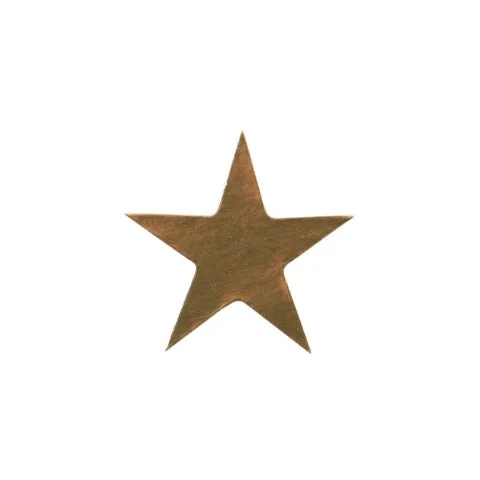 1/2" Gold (250) Presto-Stick Foil Star Stickers