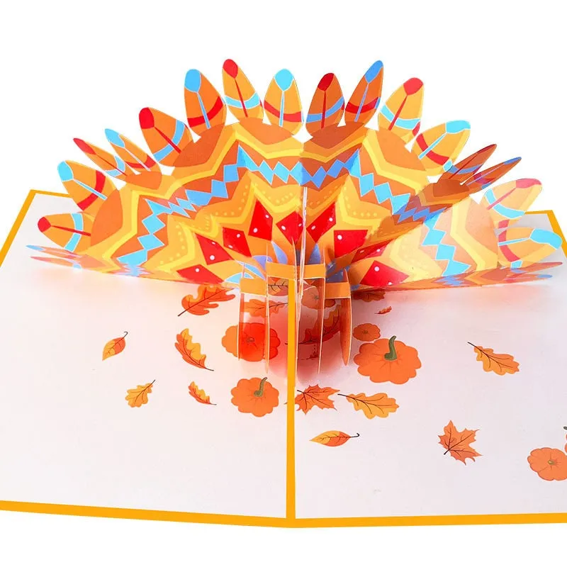 3D Handmade Peacock Pop-Up Greeting Card: Perfect for Birthdays, Thinking of You, Congratulations, Thank You & More!