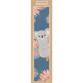 Aero Images: Wooden Bookmark Koala