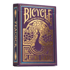 Bicycle Purple Peacock Playing Cards