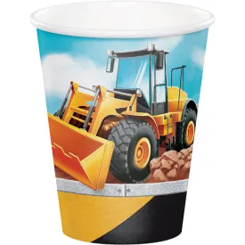 Big Dig Construction Hot/Cold Paper Cups 9 Oz (8/Pkg)