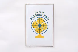 Biggest Fan Greeting Card