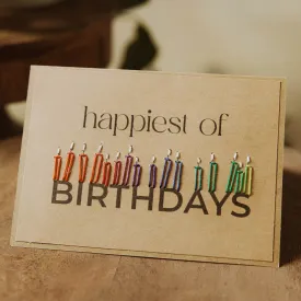 Birthday Candle Card Set