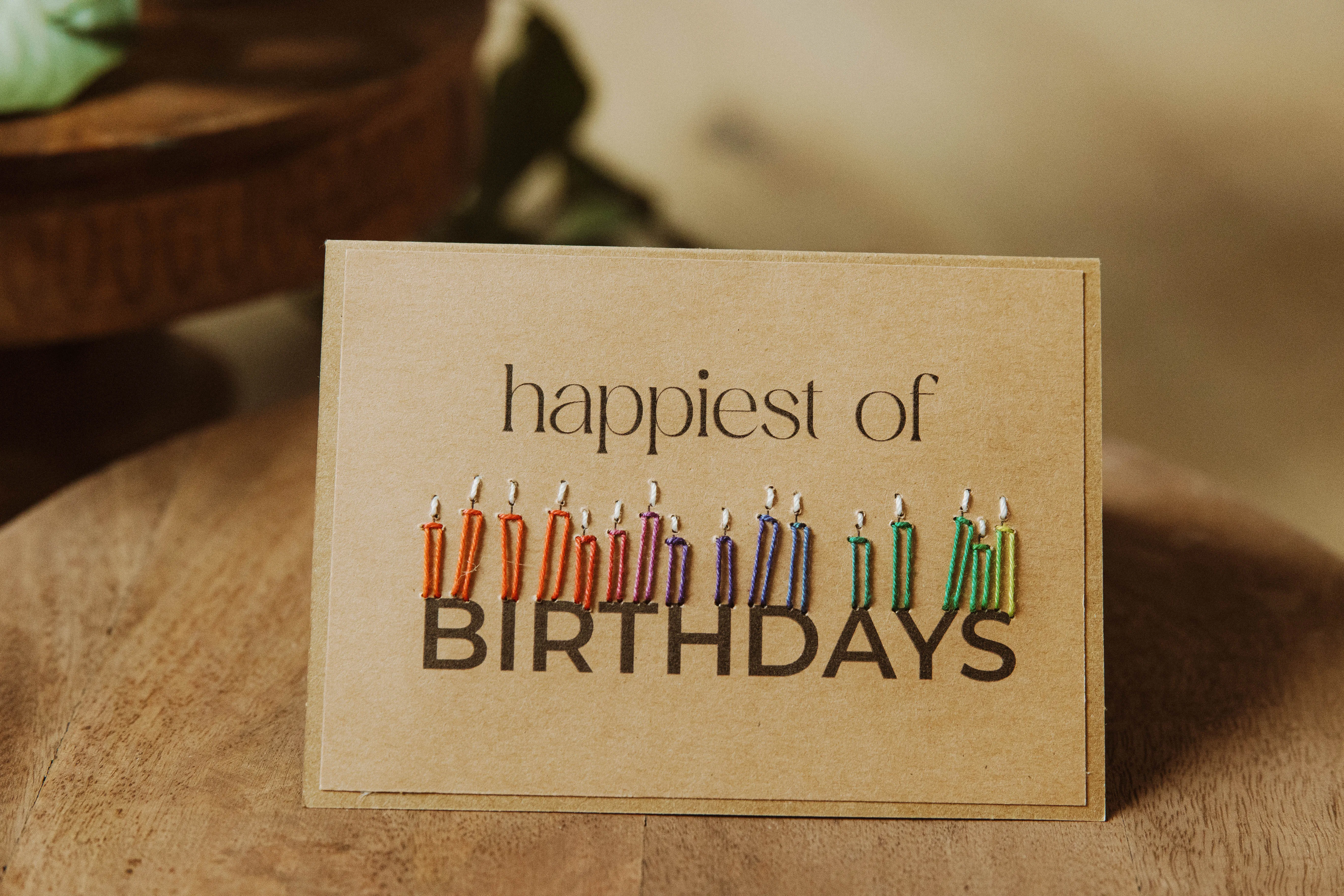 Birthday Candle Card Set