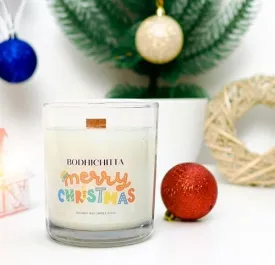 Bodhichitta Christmas Festive Bliss Candle| Elevate Your Holidays with Aromatic Joy (Wax Weight 150gm)