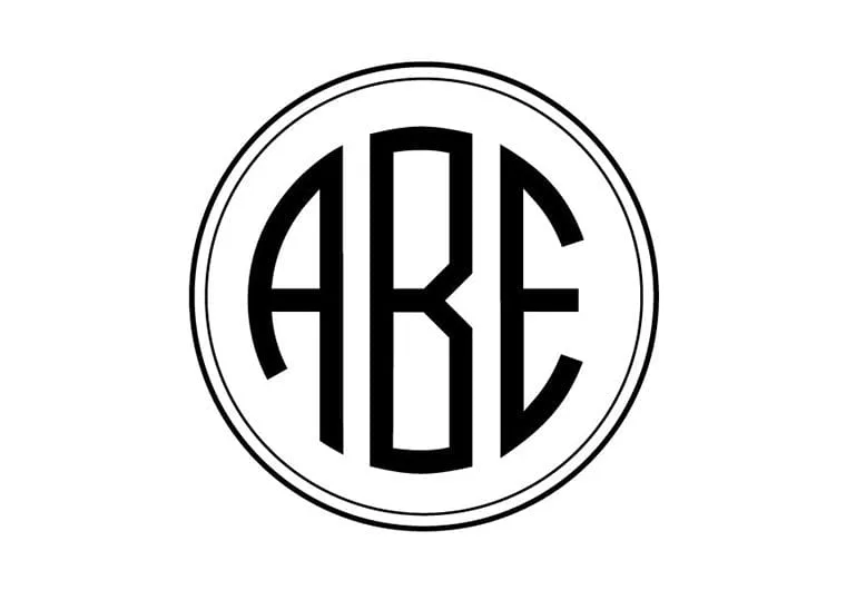 Bold Circle Monogram