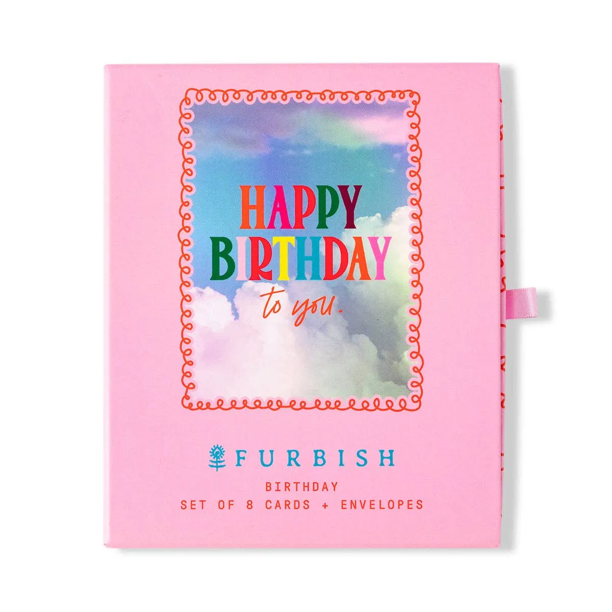 Boxed Greeting Card S/8 - Birthday