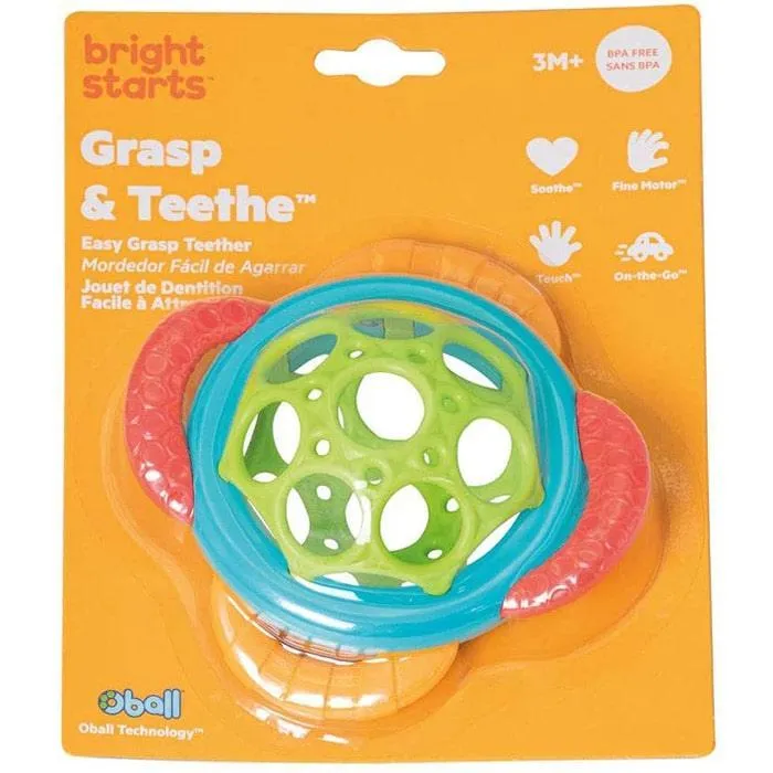 Bright Starts Oball Grasp & Teethe Teether Toy