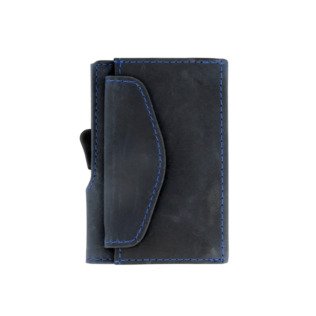 C-Secure Italian Leather Wallet with Coin Pouch