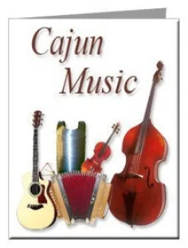 Cajun Music Note Cards