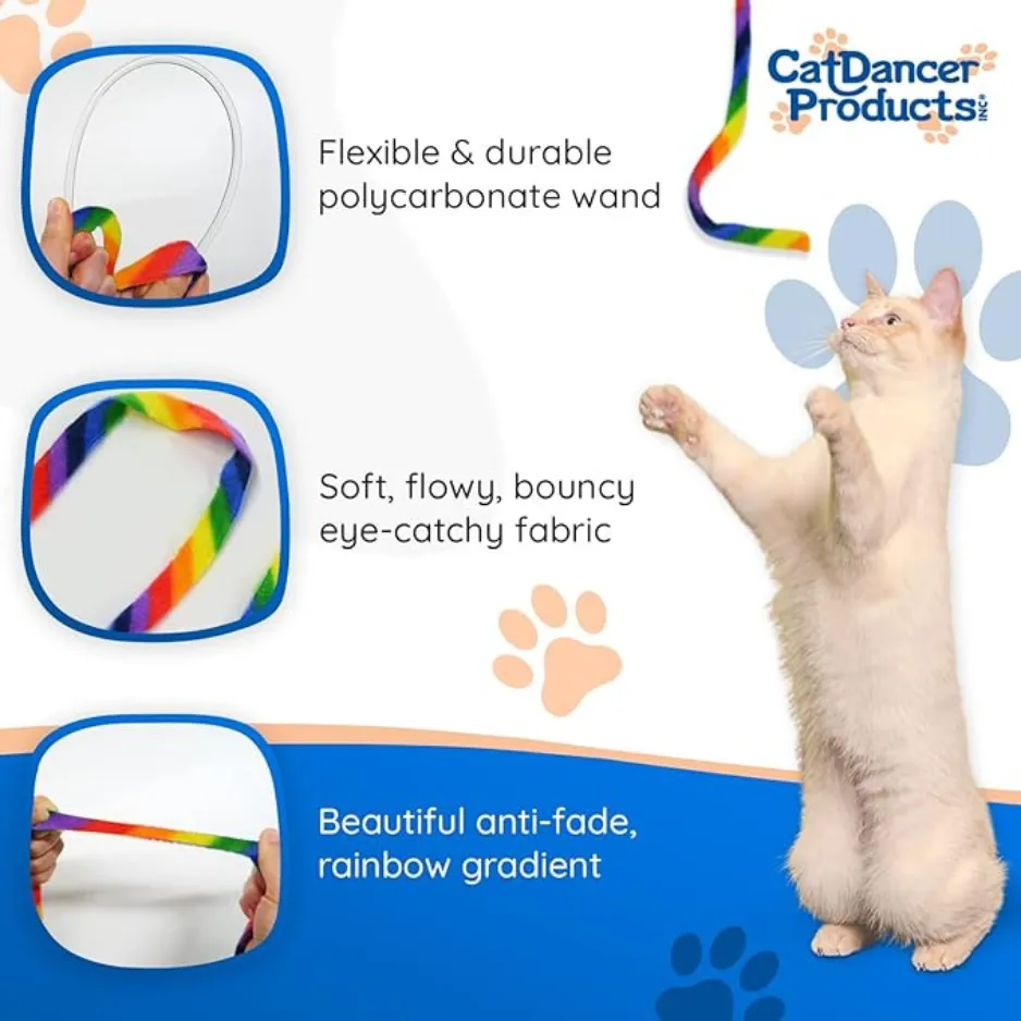 Cat Dancer Cat Charmer Rainbow Cat Toy