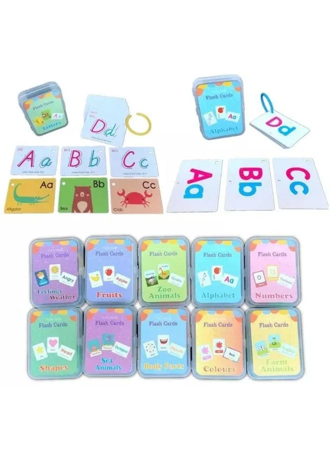 Children Learning Cards: Educational Flashcards for kids, Alphabet