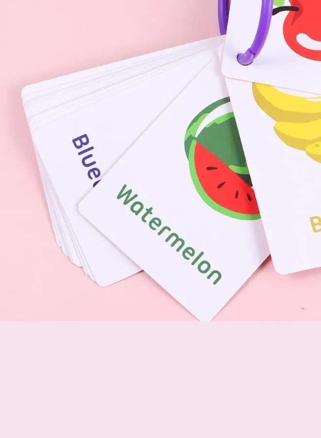 Children Learning Cards: Educational Flashcards for kids, Fruits