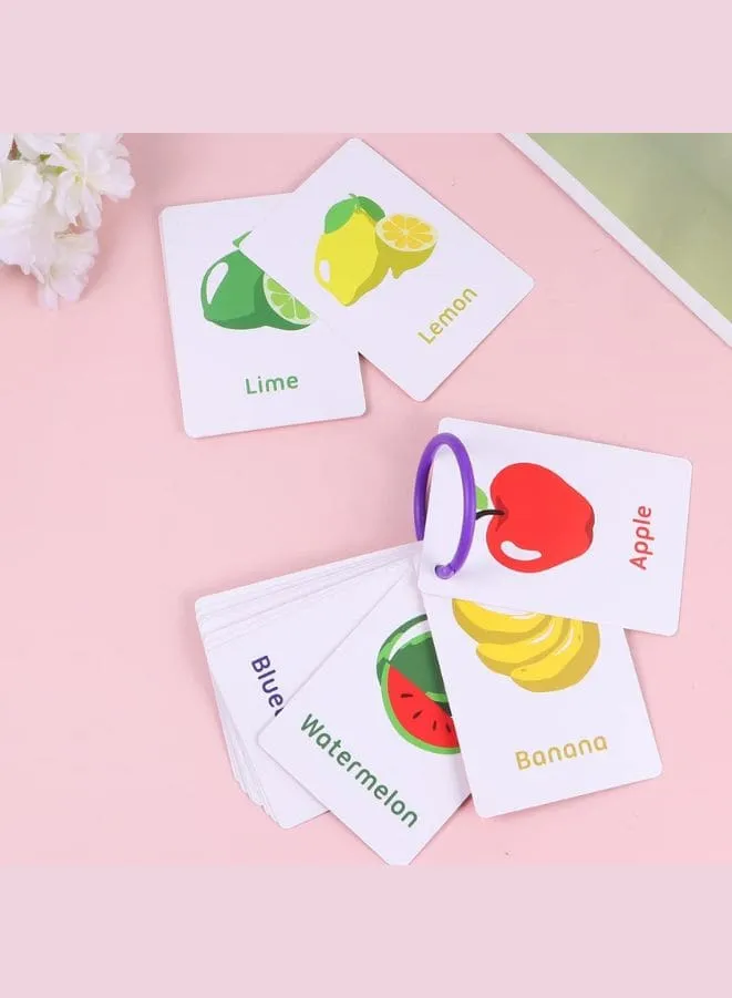 Children Learning Cards: Educational Flashcards for kids, Fruits