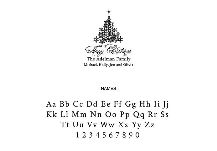 Christmas Tree Address