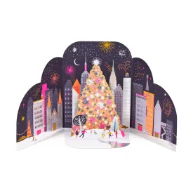 City Skaters Holiday Pop-Up Cards - Set of 8