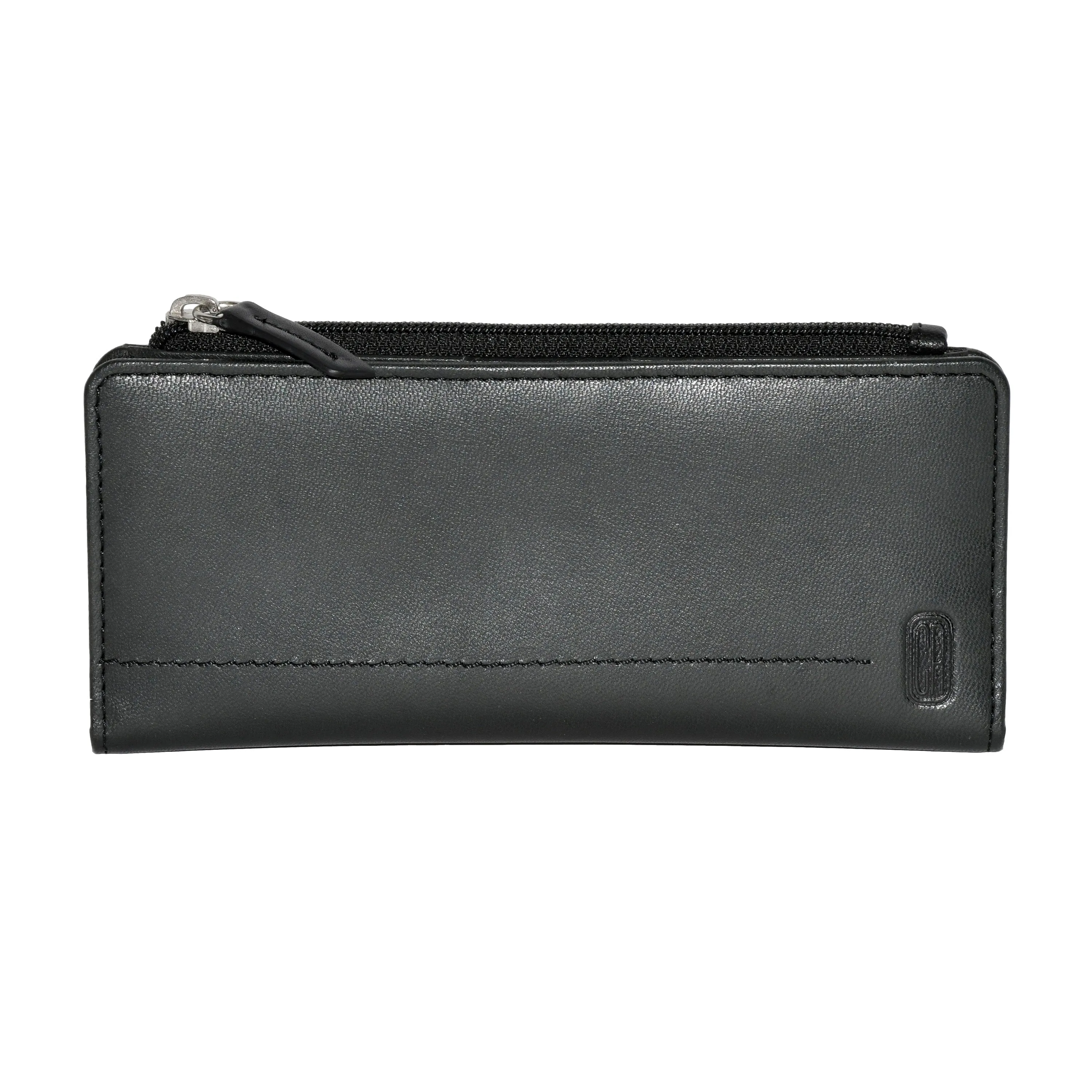 Club Rochelier Ladies' Slim Clutch Wallet With Top Zipper