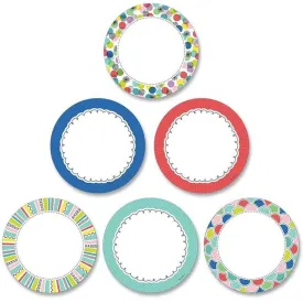 Color Pop Dots 3in Designer Cut Outs