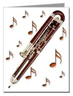 Contrabassoon Note Cards