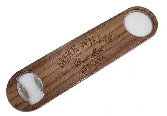 Customizable Industrial Wood Bottle Opener (Professional Speed Opener)