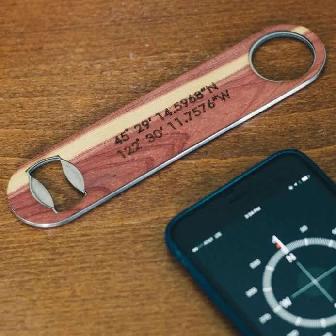 Customizable Industrial Wood Bottle Opener (Professional Speed Opener)