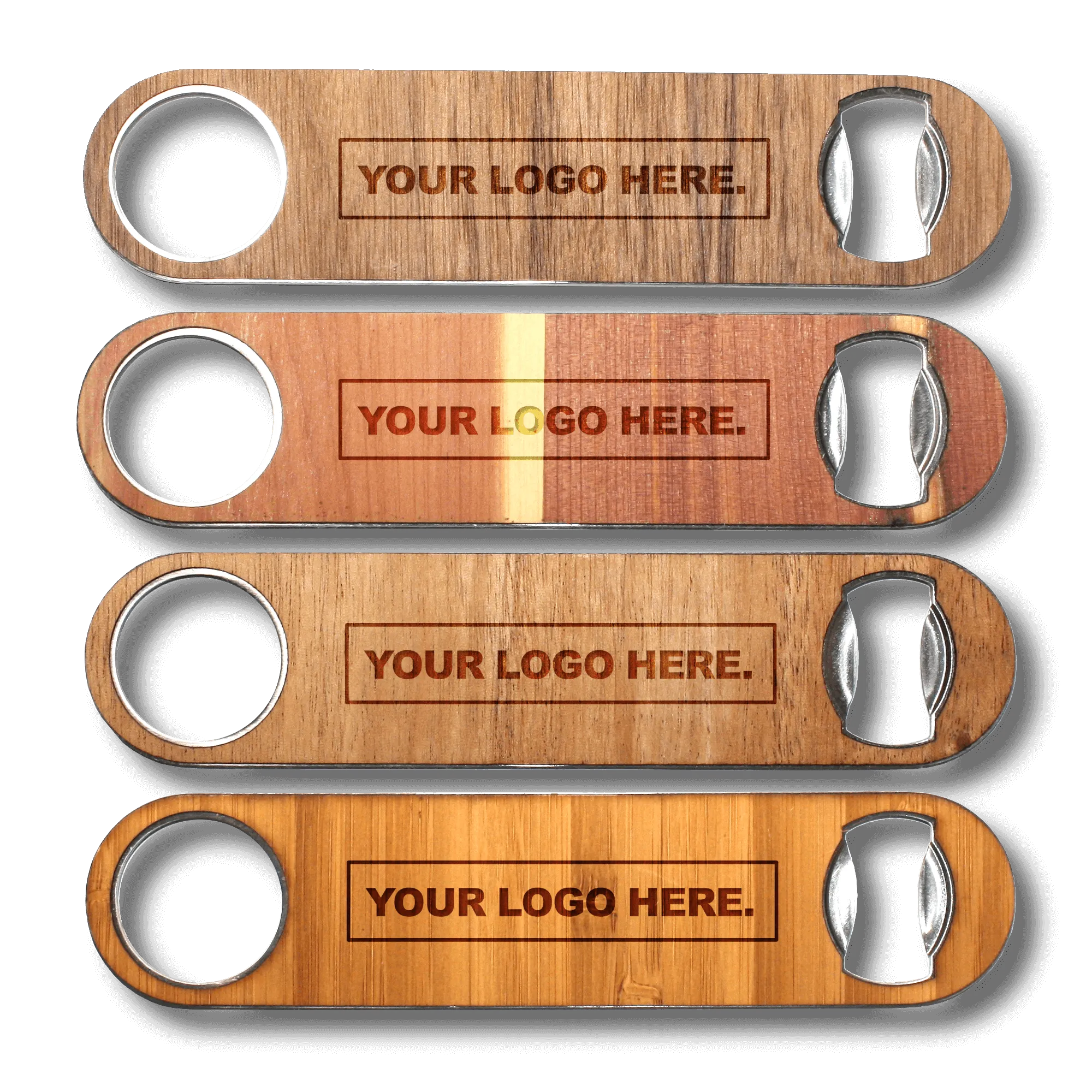 Customizable Industrial Wood Bottle Opener (Professional Speed Opener)