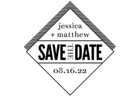 Diamond Save The Date