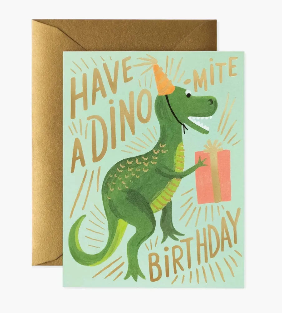 Dino-Mite Birthday Card