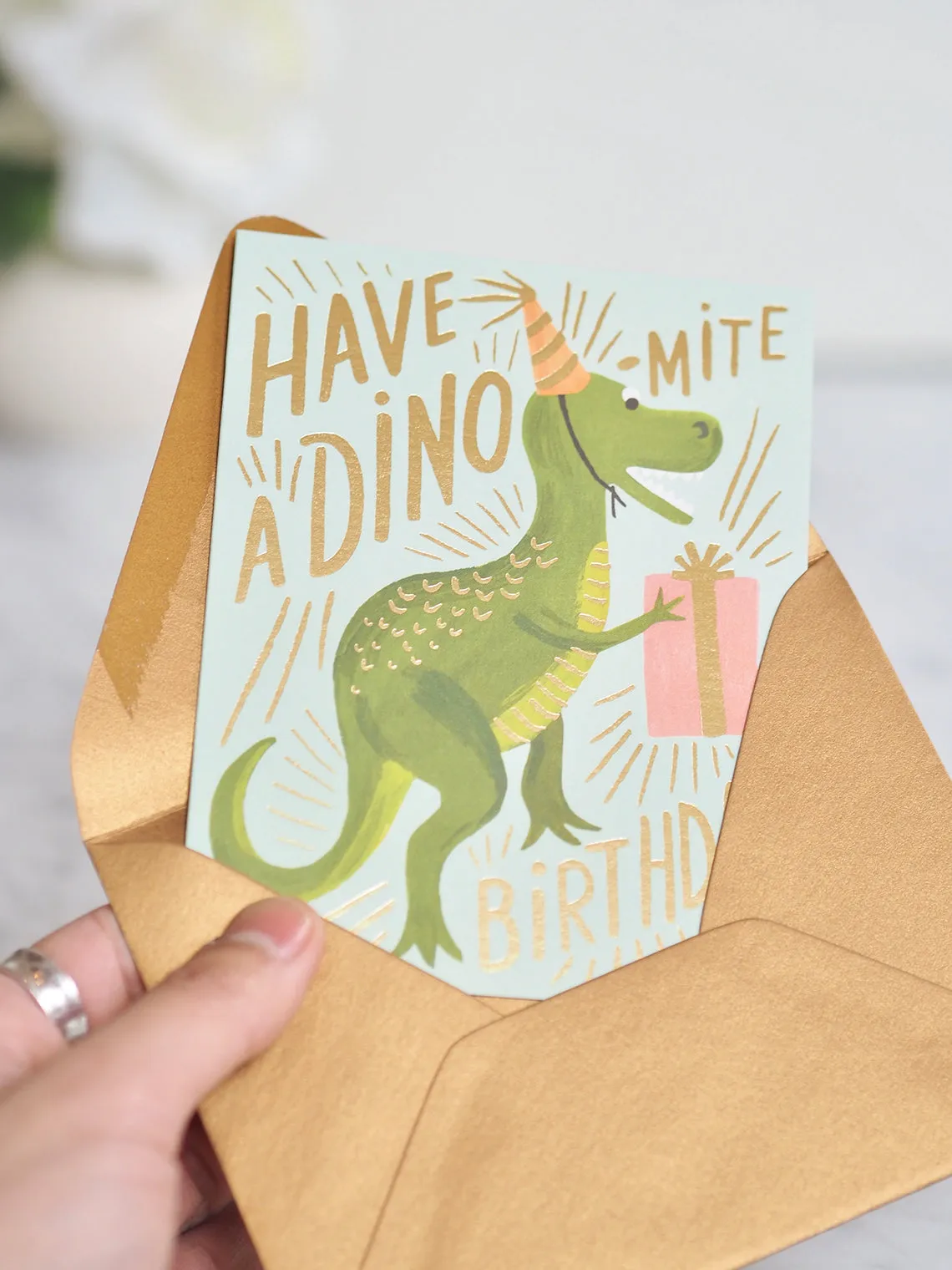 Dino-mite Birthday Card