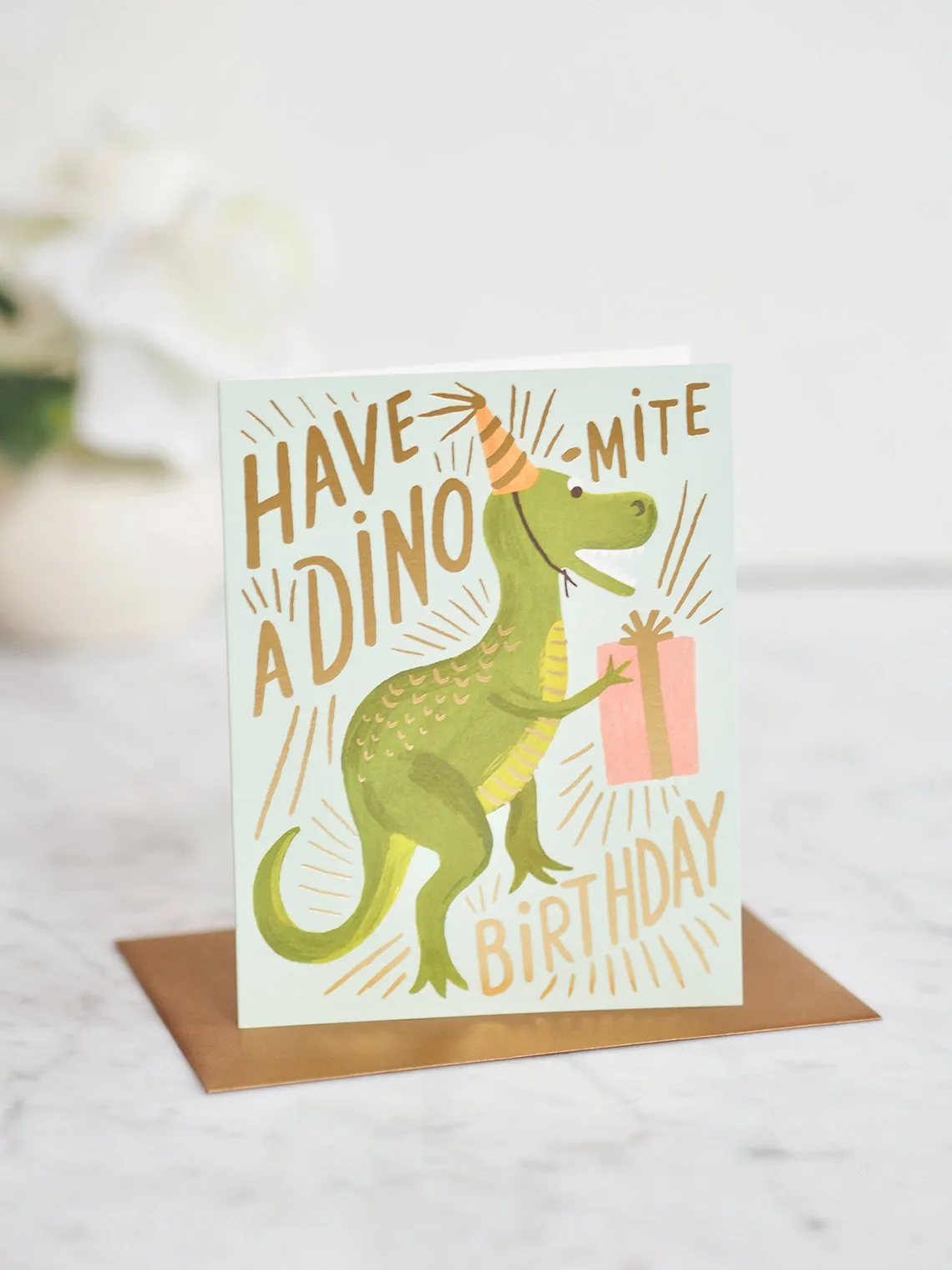 Dino-mite Birthday Card