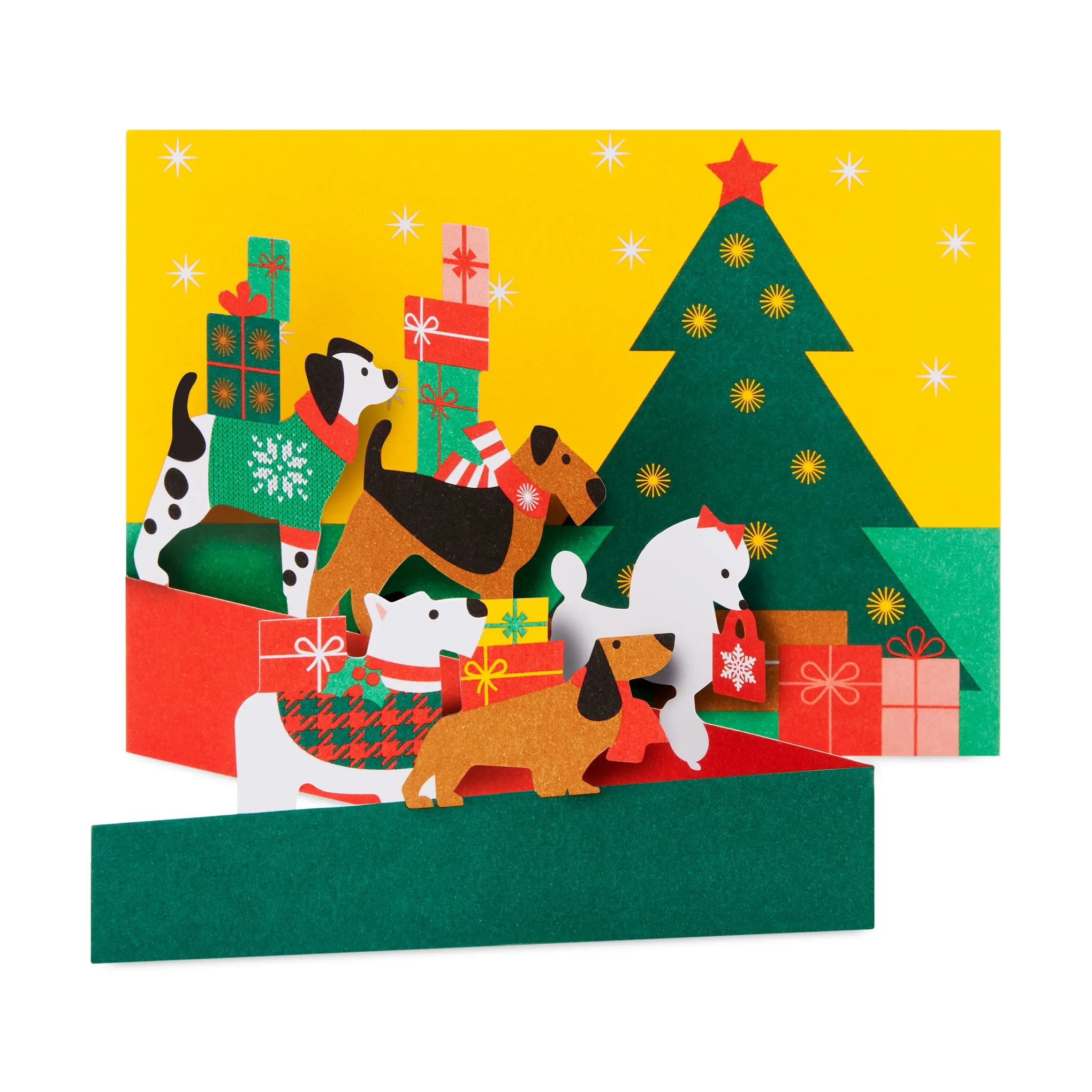 Dogs on Parade Holiday Pop-Up Cards - Set of 8