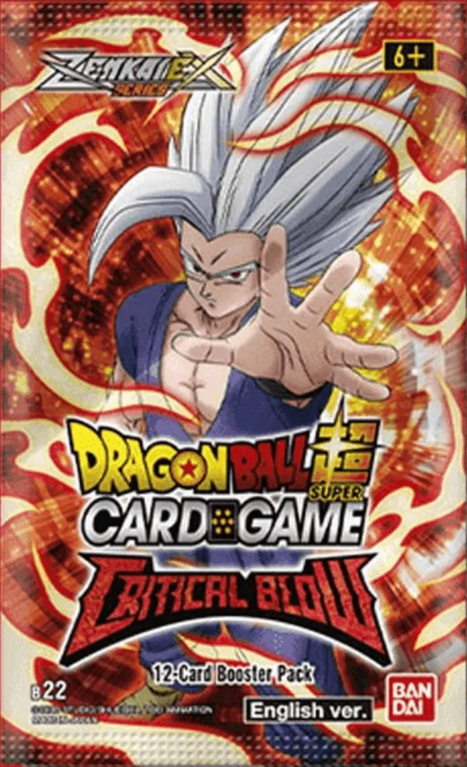 Dragon Ball Super CG: Zenkai Series Set 05 - Critical Blow (DBS-B22) Booster Pack