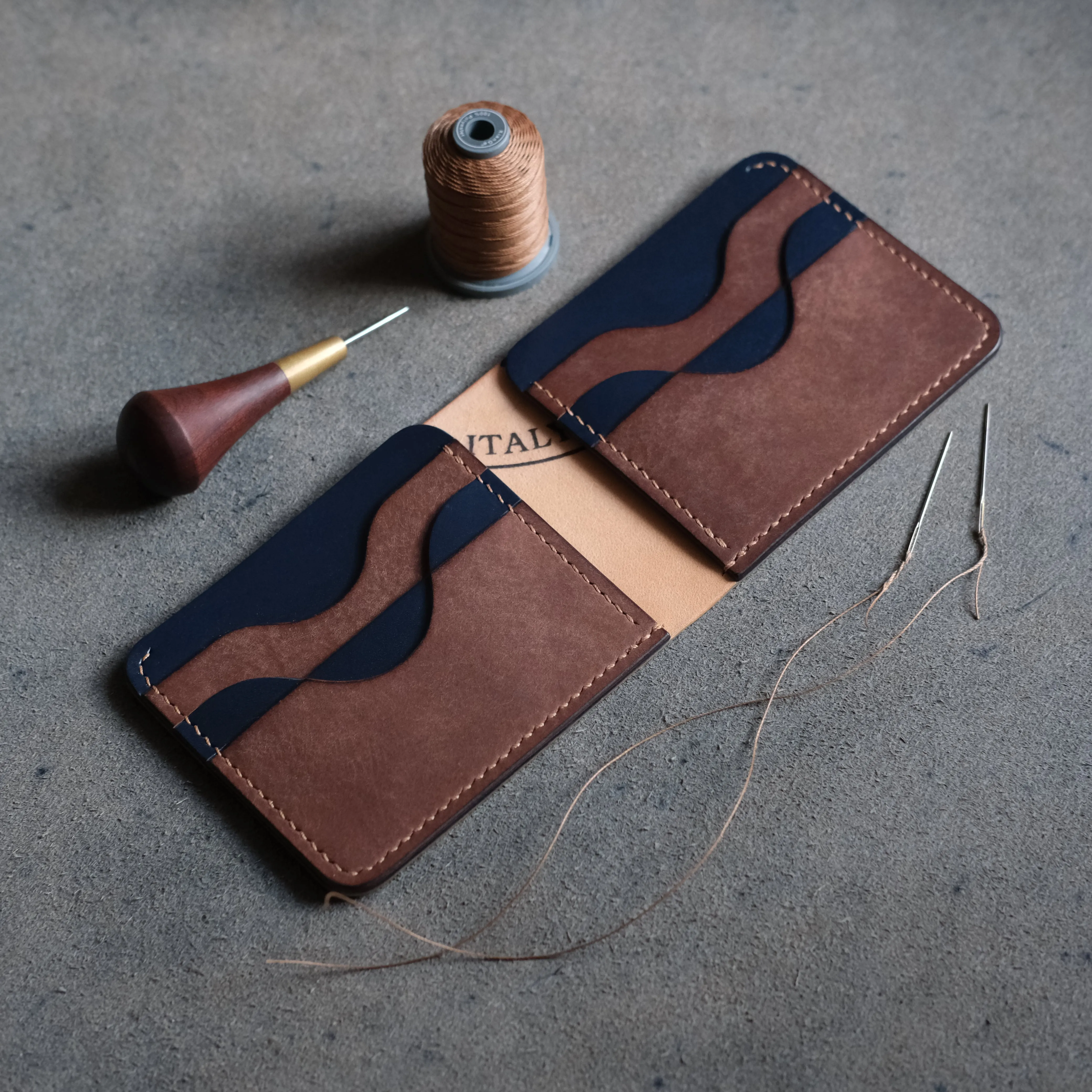 DS-021 The Eddy Leather Wallet Digital Pattern