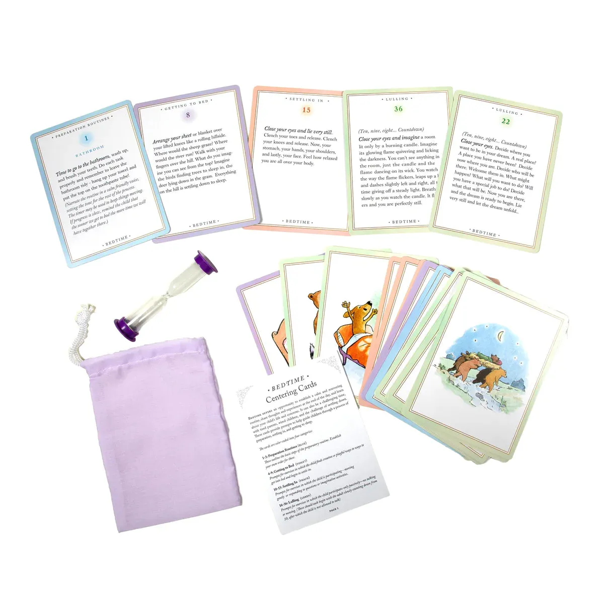 eeBoo Bedtime Centering Cards