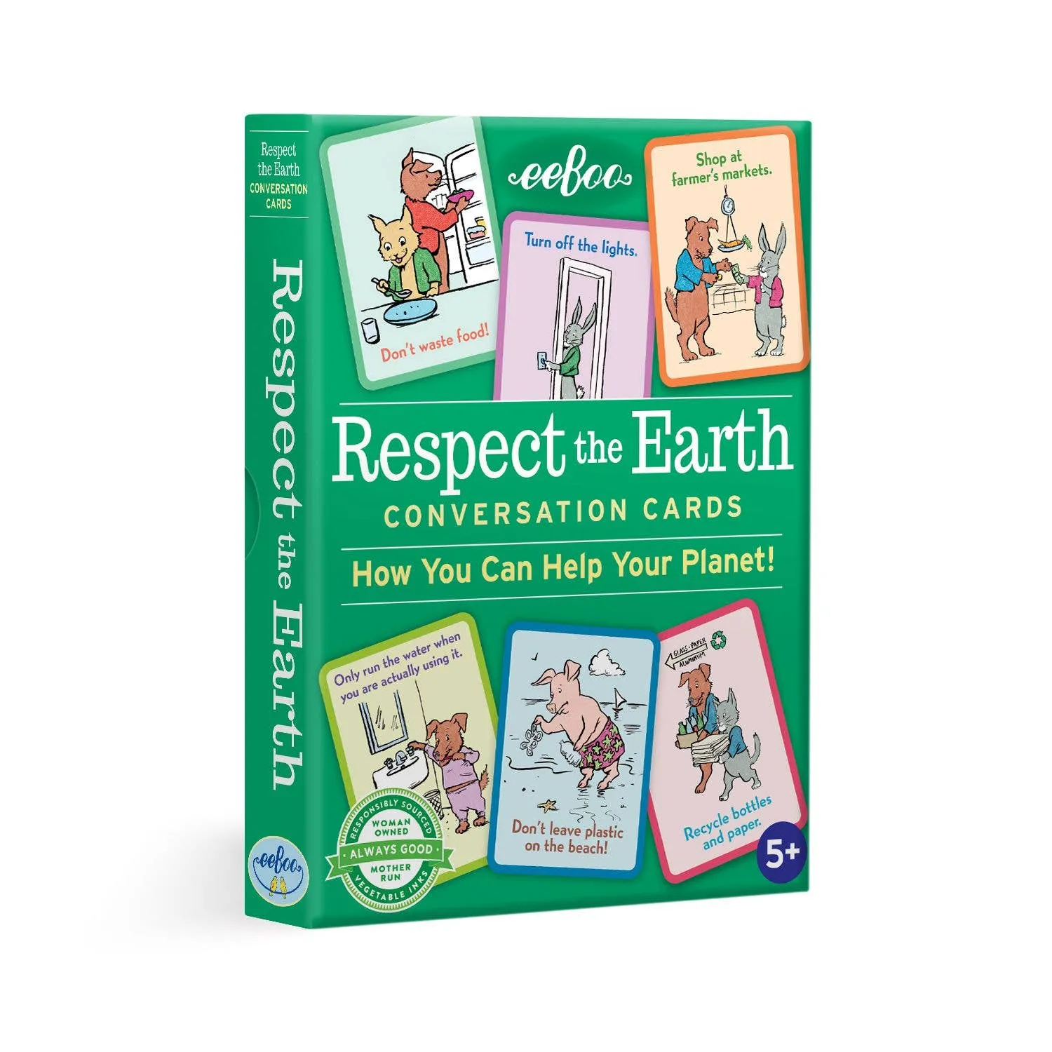 eeBoo - Respect the Earth Flash Cards