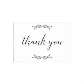 Elegant Thank You Cards Printable