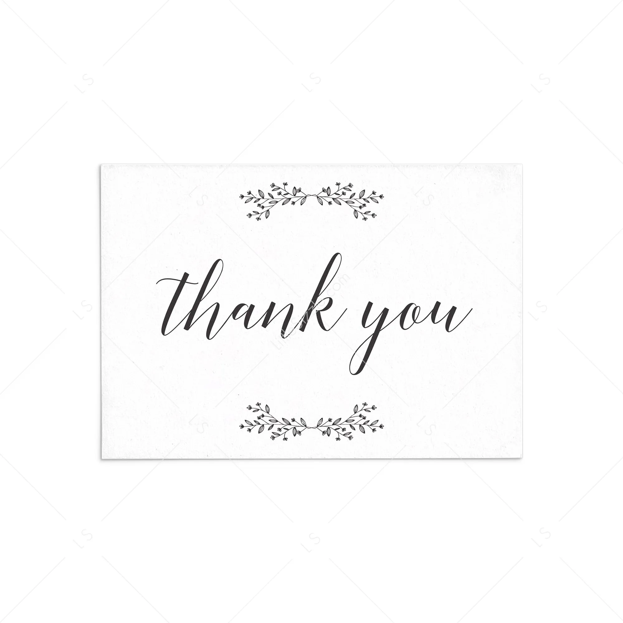 Elegant Thank You Cards Printable