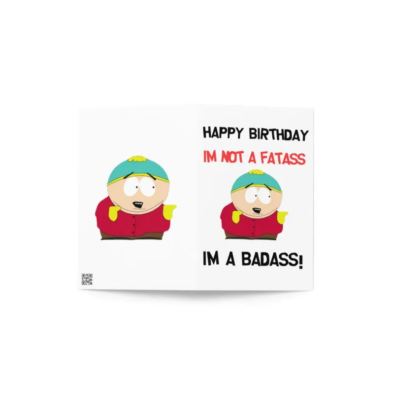 eric cartman  greeting card ,birthday card southpark birthday card