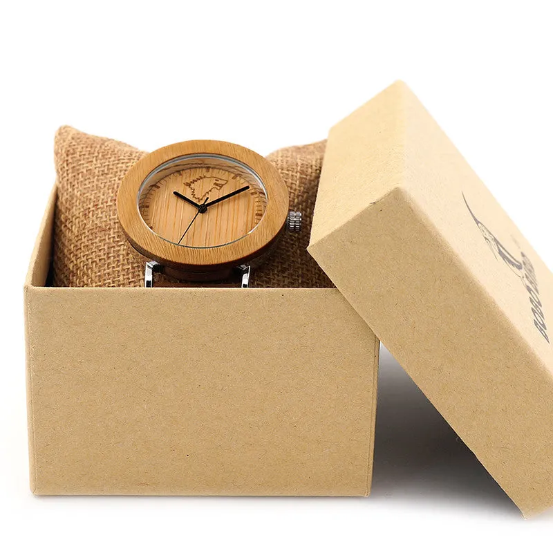 FREE!! RFID Pocket Cork Wallet  with a buy of this BOBO BIRD Bamboo and cork Watch