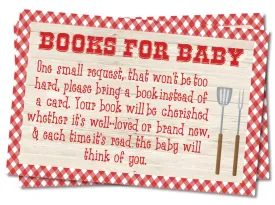 Gender Neutral Baby Q Book Request Cards - Digital Downolad