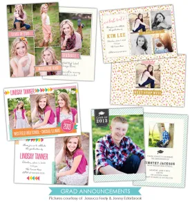 Grad announcements bundle | Dream Big