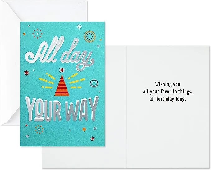 Hallmark Birthday Cards Assortment, Happy Cake Day (12 Cards with Envelopes)