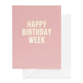 Happy Birthday Week