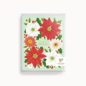 Happy Holidays Floral | Greeting Card Box of 8