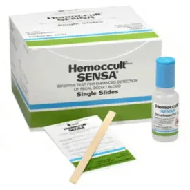 Hemoccult Sensa 100 Single Slide Test Cards, 2-Developers & 100 Applicators