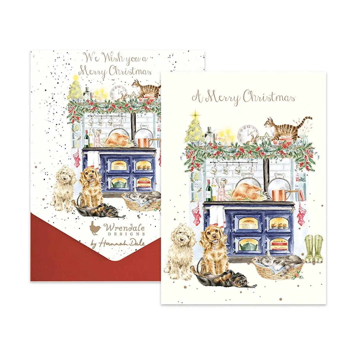 Illustrated Animal Christmas Card Packs